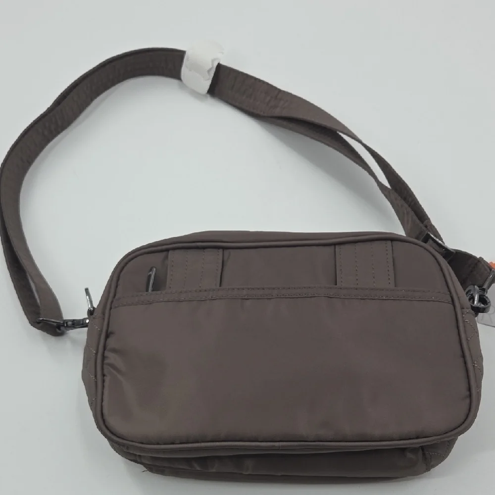 Lug Carousel Quilted Messenger Bag in Walnut NWT